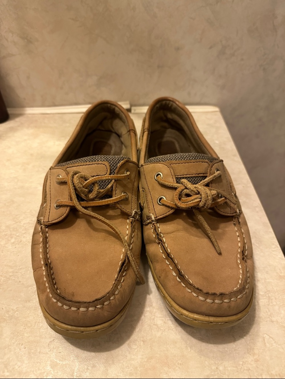 Women's Casual Boat Loafers in Tan
